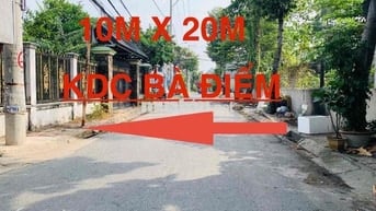 BÁN LÔ ĐẤT GÓC 2MT 10x20 SỔ RIÊNG-BÀ ĐIỂM
