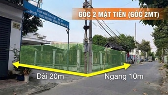 📌 LÔ ĐẤT 2 MẶT TIỀN SIÊU HIẾM – BÀ ĐIỂM, HÓC MÔN – GIÁ 6,5 TỶ (CÒN TL