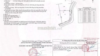 Đất nền full thổ 1311m2 Thái Mỹ (Củ Chi), Tp.HCM