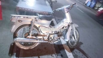 Xe máy chở hàng Honda Cub Bạc