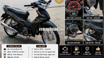 Honda Blade 110 2019 Đen 44.758 km