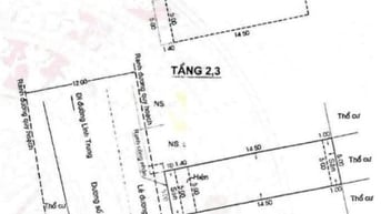 Mặt tiền - Gần Ngã tư Thủ Đức- 90m2- 4 tầng- Chỉ 12 tỷ