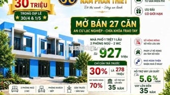 Nhà 1 lầu 927tr sổ riêng dễ vay, tặng 30tr, ưu đãi trước khi tăng giá