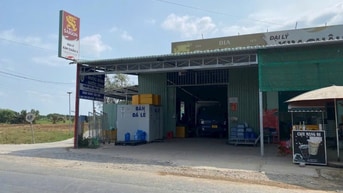 Tổng diện tích 415 m² THỔ CƯ, ĐẤT 2 MẶT TIỀN +  làm KHO SẴN 250m²