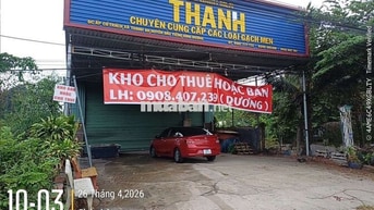 CHO THUÊ KHO XƯỞNG MẶT TIỀN ĐƯỜNG DT744