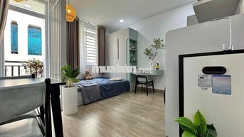 Cho thuê căn hộ ban công, mgr, full nội thất ngay Hoà Bình, Đầm Sen