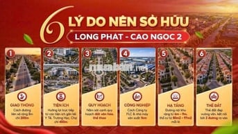 LONG PHÁT - CAO NGỌC 2: "MỎ VÀNG" ĐẦU TƯ CHỈ TỪ 178 TRIỆU ĐỒNG!