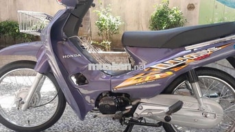 Honda Wave nhỏ 110 HQ Tím xi măng, nhiều đồ mới