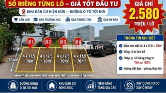 ĐẤT GẦN NGUYỄN THỊ TỒN  BỬU HOÀ, BIÊN HOÀ  SỔ RIÊNG GIÁ TỐT