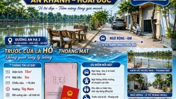 🔥 CHÍNH CHỦ BÁN ĐẤT THỔ CƯ ĐẸP – AN KHÁNH, HOÀI ĐỨC 🔥