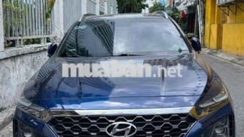 Hyundai SantaFe 2020 Premium, bản Xăng, màu Xanh