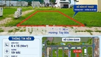 Nền sổ sẵn gần hồ cảnh quan Nam Long II Central lake
