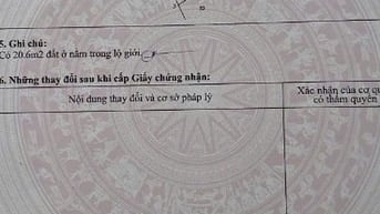 Cần bán đất thổ cư mặt tiền đường Bến đình 