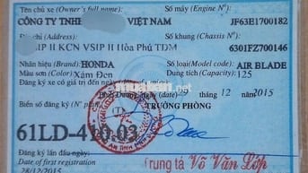 Honda Air Blade 2015 125cc Xám Đen