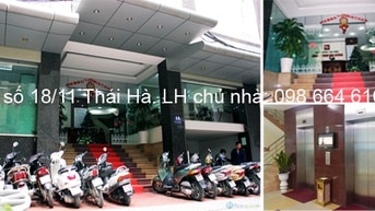 36m2 VP tại số 18/11 Thái Hà. Giá 10 triệu. Chủ nhà trực tiếp quản lý 