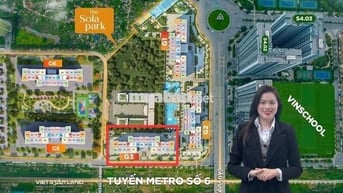 CHỈ 1.5 TỶ SỞ HỮU 2N2VS SOLA PARK TẦNG ĐẸP,HỖ TRỢ VAY LS 0% ĐẾN 2027