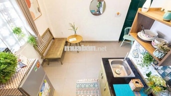 Duplex Gần Ga Sài Gòn- nội thất xinh đẹp-free 2 xe-Trần cao