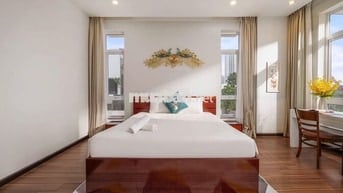 Cho thuê villa 5 ngủ, đi bộ ra biển