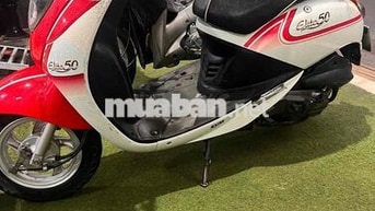 SYM Elite 50cc Trắng Đỏ