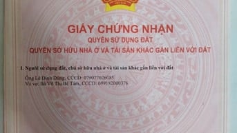 Chính chủ bán 796 m2 570 m2 TC. MT đường Cây Gõ. 4,7 tỷ