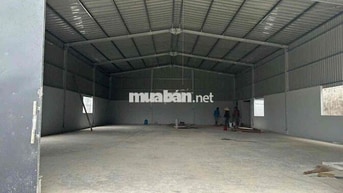 cho thuê kho xưởng 300m2 mái cao thông thoáng