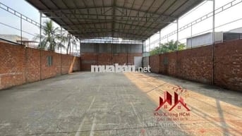 Xưởng mới dựng cần cho thuê, cont vào xưởng