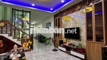 NHÀ 4 TẦNG FULL NỘI THẤT – GẦN 400M² SỬ DỤNG – ĐƯỜNG Ô TÔ LỚN AN BÌNH