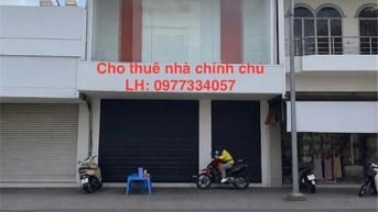 CHÍNH CHỦ CHO THUÊ GẤP NHÀ MẶT TIỀN NGANG 7M ĐƯỜNG CMT8