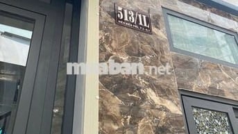 Cho thuê nhà 513/1L Điện Biên Phủ Q3 cách MT 20m -1 trệt 3 lầu, 2-3 PN