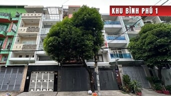 BÁN NHÀ KHU BÌNH PHÚ, MT ĐƯỜNG SỐ 22, DT 4 X 19M, 3.5 TẤM, 12.5 TỶ. 