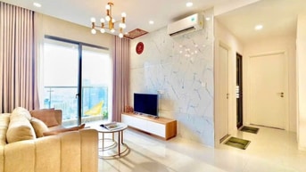 Ga xe lửa MT Phạm Văn Đồng- CH tầng cao 2PN - 56M2,Sổ sẵn ,Bank 15 năm
