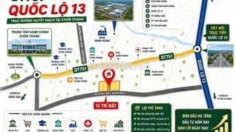 bán đất nền DT 751phường  Minh Hưng 