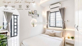 Căn hộ ~35m2 tách bếp, ban công full tiện nghi gần Q10 Q5