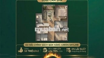 CƠ HỘI SỞ HỮU CĂN HỘ THÔNG MINH CHỈ VỚI 1 BOOKING GREEN SKYLINE ĐỢT 2 