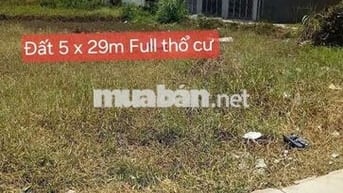 Đất 5 x 29m hẻm ôtô đường Giồng Lớn. Gần chợ Mỹ Hạnh Nam