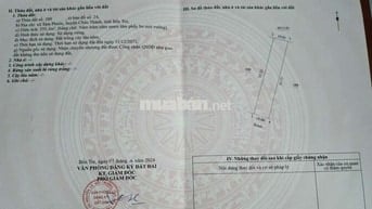 555M ĐẤT MẶT TIỀN HẺM THÔNG 3.5M Ở TAM PHƯỚC CÁCH 173 CHỈ 100M