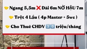 🍀 Nhà Đẹp PHAN TÂY HỒ 38m² — 5,5m x 6m — Trệt 4 Lầu ( 4p 5w )🍀 