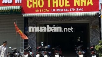 Cho thuê nhà mặt tiền Trần Thị Năm