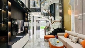BÁN NHÀ MỚI 5 TẦNG,MẶT TIỀN ĐƯỜNG THÔNG 7 M VỈA HÈ RỘNG 4 m,DT 75 M