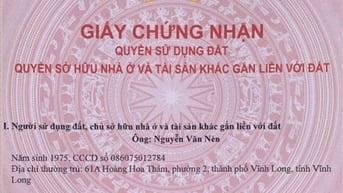 CẦN BÁN KHU ĐẤT TẠI CHỢ HÓA AN
