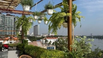 Bán căn hộ dịch vụ 244m2, 118 tỷ, đường số 1, Thảo Điền, Q2, view đẹp,