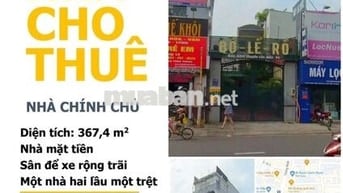 MBKD 367 m² mặt tiền Phan Văn Trị gần Thống Nhất và Quang Trung