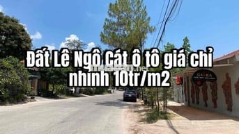 Đất Lê Ngô Cát ô tô giá chỉ nhỉnh 10tr/m2💥500m2 ( giá nhỉnh 5 tỷ)