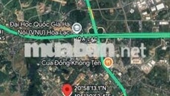 Chính Chủ Cần Bán Gấp Giá 23tr/m Đất Ngay Trung Tâm Hoà Lạc