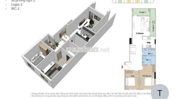 Mình pass cọc chung cư conic boulevar, căn 85,5 m2 , 2 ngủ, 2wc ầng 5