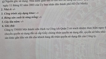 BÁN LÔ ĐẤT KDC P. THẠNH MỸ LỢI, QUẬN 2