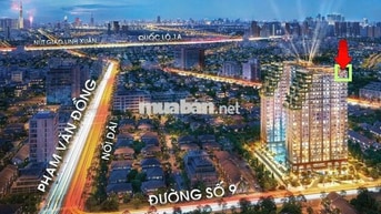 Bán 2PN căn góc tầng penthouse Happy One Sora 75.5m2 Linh Xuân Thủ Đức