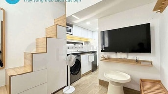 DUPLEX GÁC CAO FULL NỘI THẤT XỊN GẦN CHỢ Bà CHIỂU 