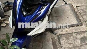 Xe máy số 50cc côn tay Xanh trắng