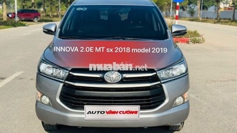 Toyota Innova 2018 2.0E MT Bạc